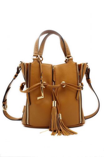 Sac Premier Flirt camel multi-zips LANCEL | Marine