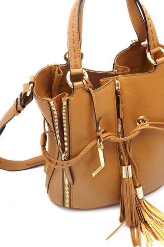 Sac Premier Flirt camel multi-zips LANCEL | Marine