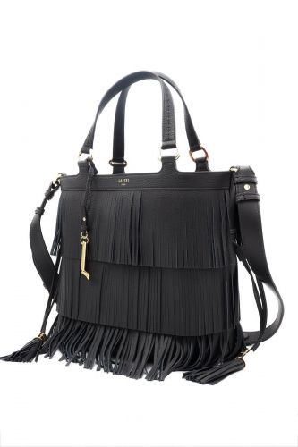 Sac Premier Flirt noir frangé édition limitée 150 ans LANCEL | Marine
