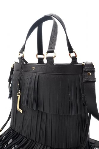 Sac Premier Flirt noir frangé édition limitée 150 ans LANCEL | Marine