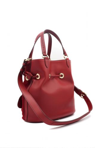 Sac Premier Flirt rouge effet poil avec poche avant édition limitée 150 ans LANCEL | Marine