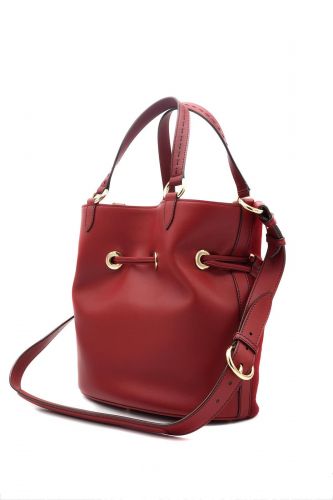 Sac Premier Flirt rouge effet poil avec poche avant édition limitée 150 ans LANCEL | Marine
