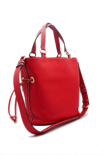 Sac Premier Flirt rouge à surpiqûres contrastées LANCEL | Marine