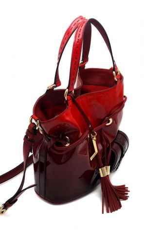 Sac Premier Flirt rouge vernis dégradé édition limitée 150 ans LANCEL | Marine