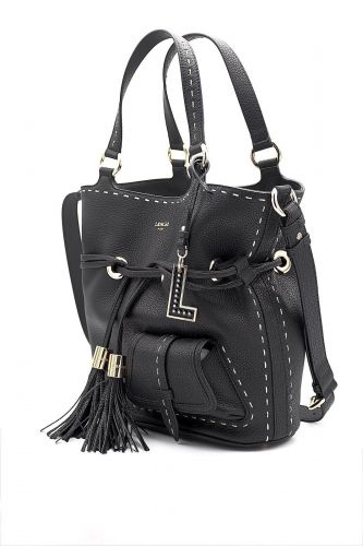 Lancel Sac bandoulière Noir femmes (1er Flirt M noir piqures sellier - FLIRT 13203 M noir) - Marine | Much more than shoes