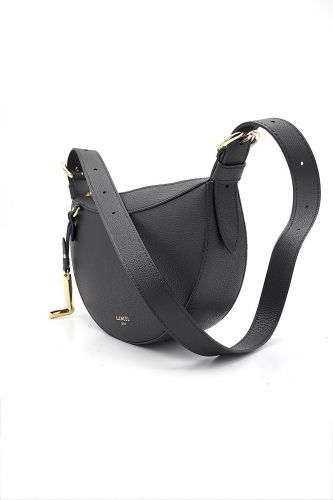 Sac en cuir grainé noir LANCEL | Marine