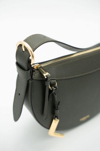 Sac Faubourg demi-lune vert LANCEL | Marine