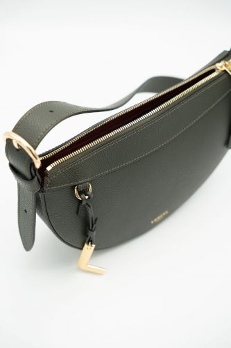 Sac Faubourg demi-lune vert LANCEL | Marine