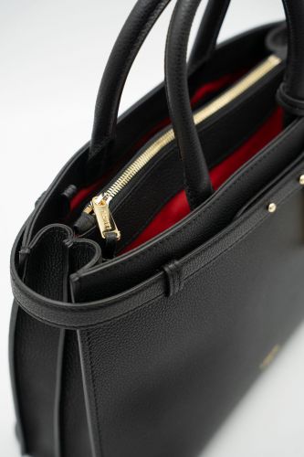 Sac Faubourg noir médium LANCEL | Marine
