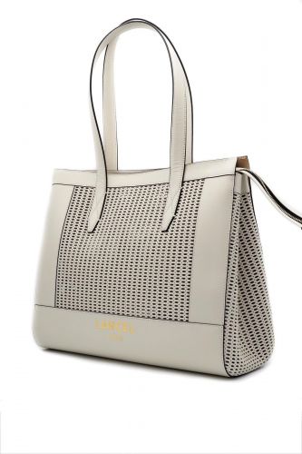 Lancel sac Ecru femmes (Joor Shopper perfo snow - A14011 Jour shopper perfo écru) - Marine | Much more than shoes
