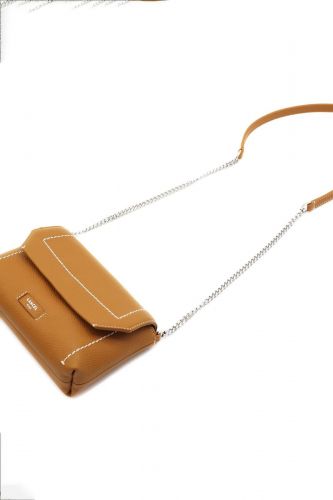 Lancel sac Camel femmes (Ninon sac pochette camel - A14030 Ninon camel) - Marine | Much more than shoes