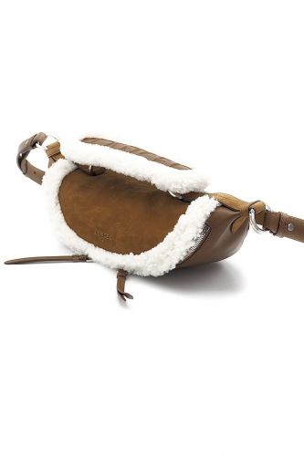 Lancel sac Naturel femmes (Origami Medium fur nat/blanc - A12528 Origami Med nat/moutone) - Marine | Much more than shoes