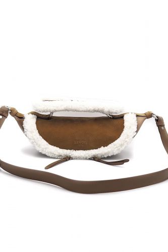 Lancel sac Naturel femmes (Origami Medium fur nat/blanc - A12528 Origami Med nat/moutone) - Marine | Much more than shoes