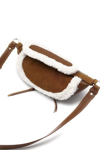 Lancel sac Naturel femmes (Origami Medium fur nat/blanc - A12528 Origami Med nat/moutone) - Marine | Much more than shoes