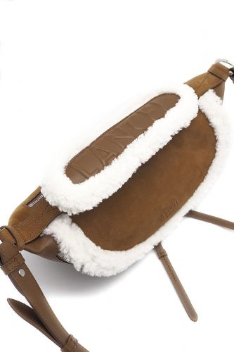 Lancel sac Naturel femmes (Origami Medium fur nat/blanc - A12528 Origami Med nat/moutone) - Marine | Much more than shoes