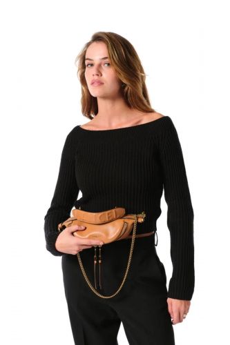 Mini sac en cuir camel LANCEL | Marine