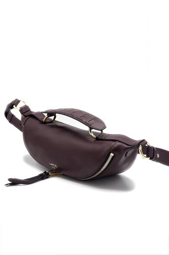 Sac en cuir bordeaux LANCEL | Marine