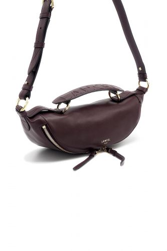 Sac en cuir bordeaux LANCEL | Marine