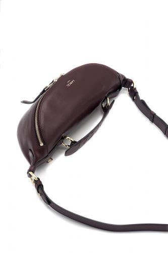 Sac en cuir bordeaux LANCEL | Marine