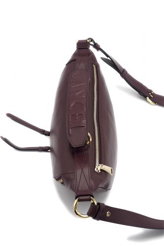 Sac en cuir bordeaux LANCEL | Marine
