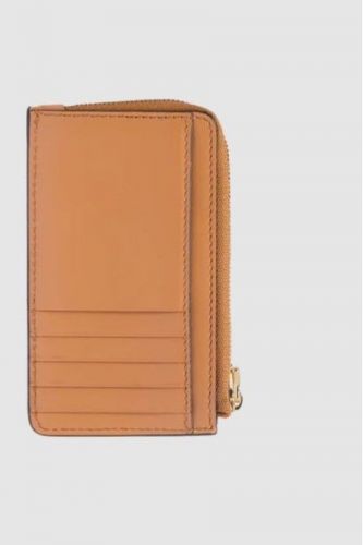 Lancel porte-feuilles Camel femmes (Porte cartes cuir lisse camel zip dim: 1 - A13422 P Cartes camel) - Marine | Much more than shoes