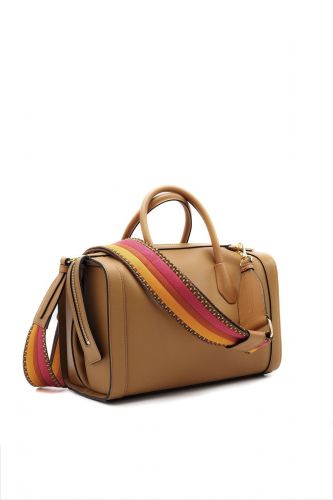 Lancel sac Camel femmes (Sac BCBG grand bowling porté main avec l - A13690 camel BCBG grand) - Marine | Much more than shoes
