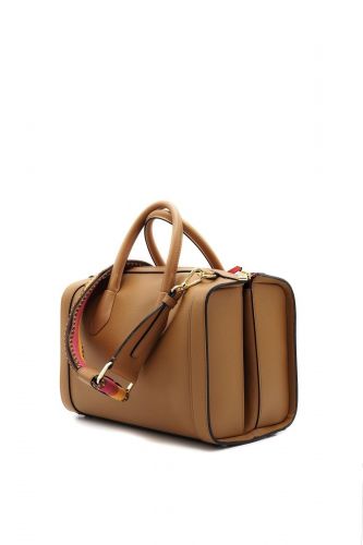 Lancel sac Camel femmes (Sac BCBG grand bowling porté main avec l - A13690 camel BCBG grand) - Marine | Much more than shoes