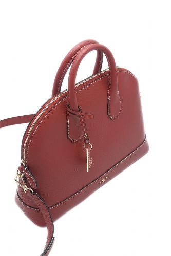 Sac bugatti en cuir rouge LANCEL | Marine