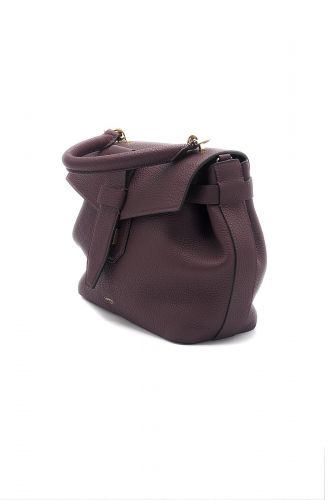 Petit sac en cuir cassis LANCEL | Marine