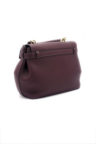 Petit sac en cuir cassis LANCEL | Marine