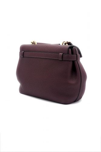 Petit sac en cuir cassis LANCEL | Marine