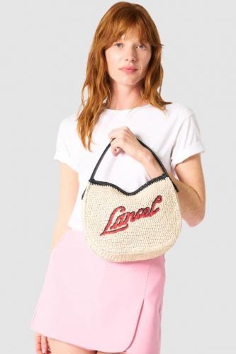 Lancel sac Naturel femmes (Summer Mania rafia écritures crossover - A14008 Summer Mania rafia) - Marine | Much more than shoes
