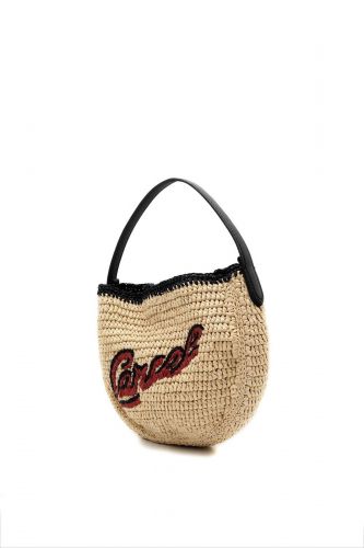 Lancel sac Naturel femmes (Summer Mania rafia écritures crossover - A14008 Summer Mania rafia) - Marine | Much more than shoes