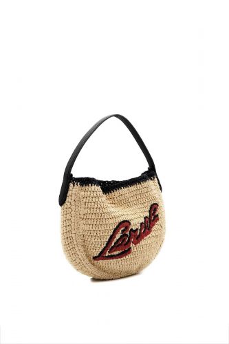 Lancel sac Naturel femmes (Summer Mania rafia écritures crossover - A14008 Summer Mania rafia) - Marine | Much more than shoes