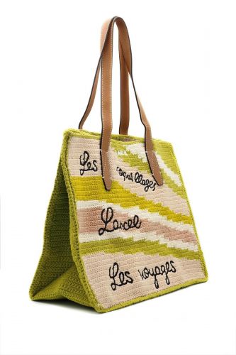 Lancel sac Jaune femmes (Summer Mania rafia multi jaune shopper d - A14005 Sum Man shopper jaune v) - Marine | Much more than shoes