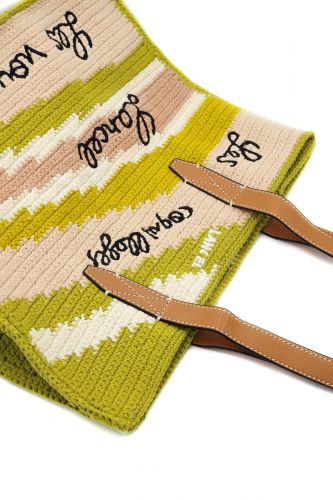 Lancel sac Jaune femmes (Summer Mania rafia multi jaune shopper d - A14005 Sum Man shopper jaune v) - Marine | Much more than shoes