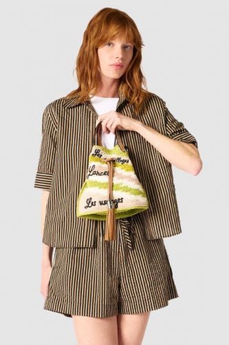 Lancel sac Jaune femmes (Summer Mania rafia multi tropic seau - A14004 Sum Man seau jaune vert) - Marine | Much more than shoes
