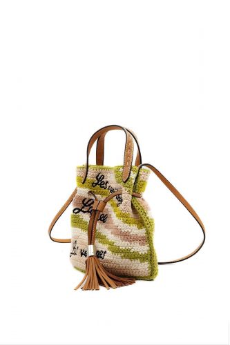 Lancel sac Jaune femmes (Summer Mania rafia multi tropic seau - A14004 Sum Man seau jaune vert) - Marine | Much more than shoes