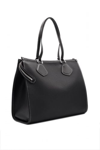 Lancel sac Noir/blanc femmes (Tote bag cuir zébré - A13748 tote zébré) - Marine | Much more than shoes