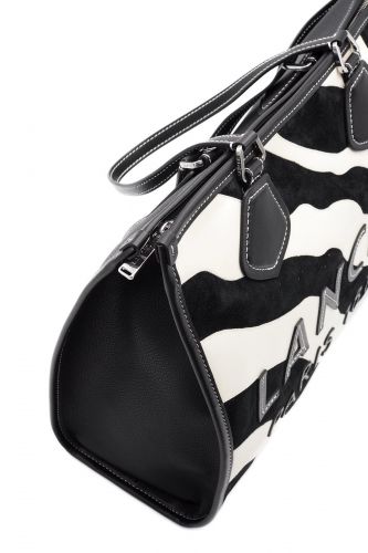 Lancel sac Noir/blanc femmes (Tote bag cuir zébré - A13748 tote zébré) - Marine | Much more than shoes