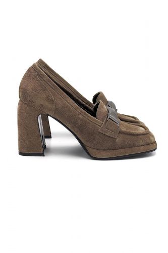 Laura Bellariva mocassin Taupe