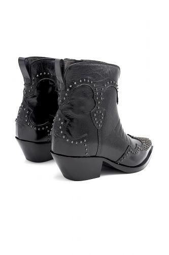 Laura Bellariva santiag Noir femmes (santiag courte noire + studs - 9701 Tiag noire) - Marine | Much more than shoes