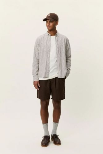 Les Deux chemise Brun