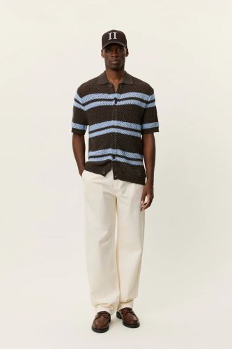 Les Deux chemise Brun-multi