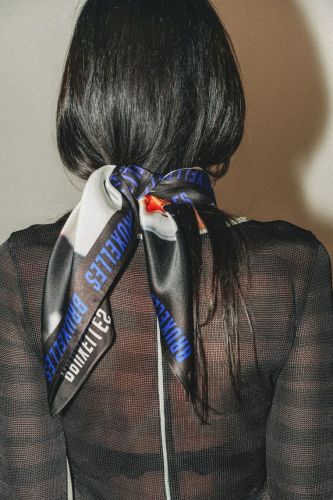Foulard BRUXELLES en soie LES PETITS FOULARD | MARINE Auvelais 