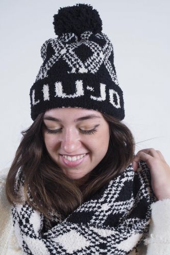 Liu Jo Accessoires bonnet Noir/blanc