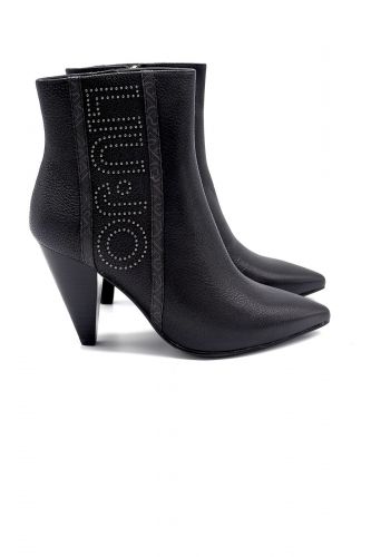 Liu Jo Chaussures boots Noir femmes (Liu Jo Shoe-Boots clous - SUZIE Boots noir cuir clous) - Marine | Much more than shoes