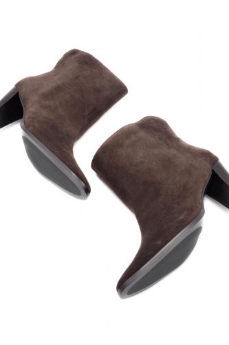Boots nubuck brun LOLA CRUZ | MARINE Auvelais 