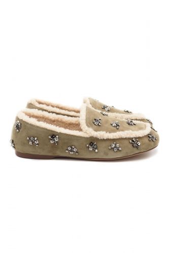 Lola Cruz mocassin Beige