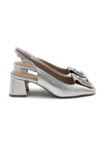 Lola Cruz slingback Argent